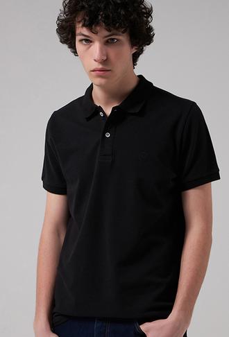 Ds Damat Regular Fit Siyah %100 Pamuk Polo Yaka T-shirt - 8682060907103 | D'S Damat