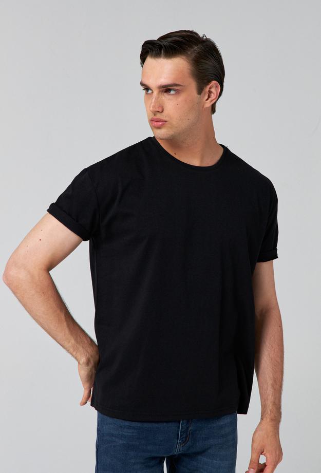 Ds Damat Oversize Siyah T-shirt