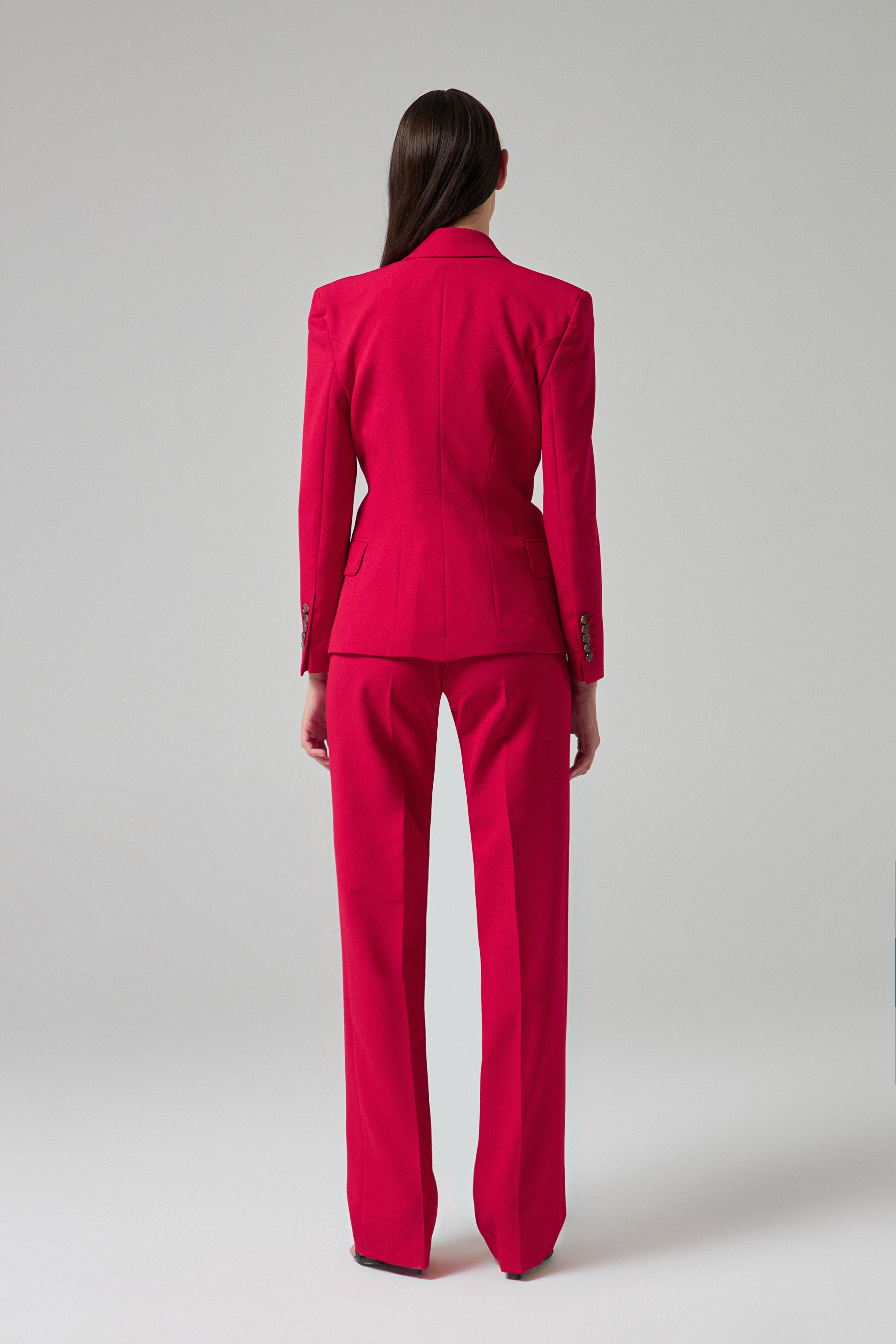 Damat Tween Damat Slim Fit Kırmızı Takim Elbise Yelekli. 4