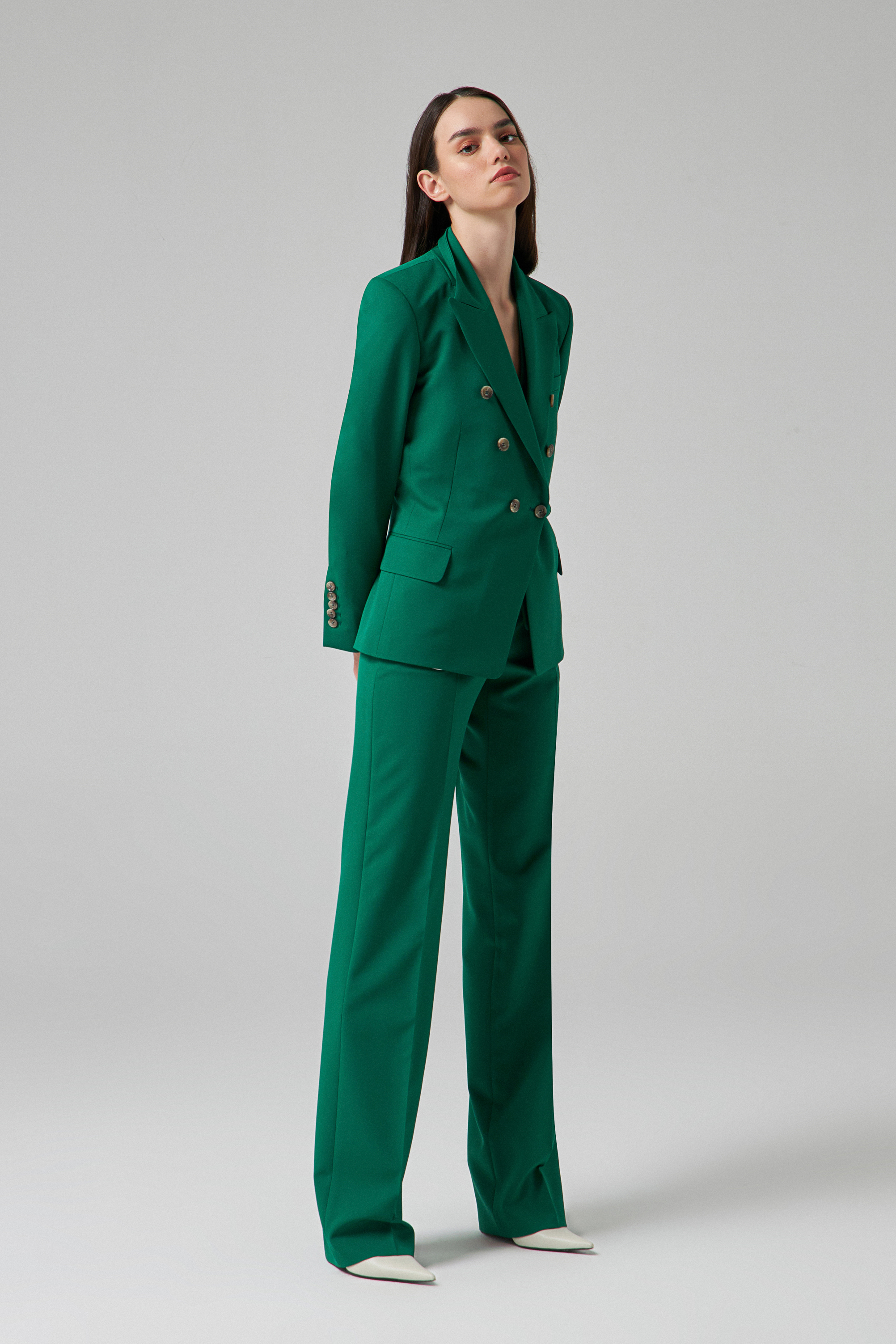 Damat Tween Damat Slim Fit Yeşil Takim Elbise Yelekli. 1
