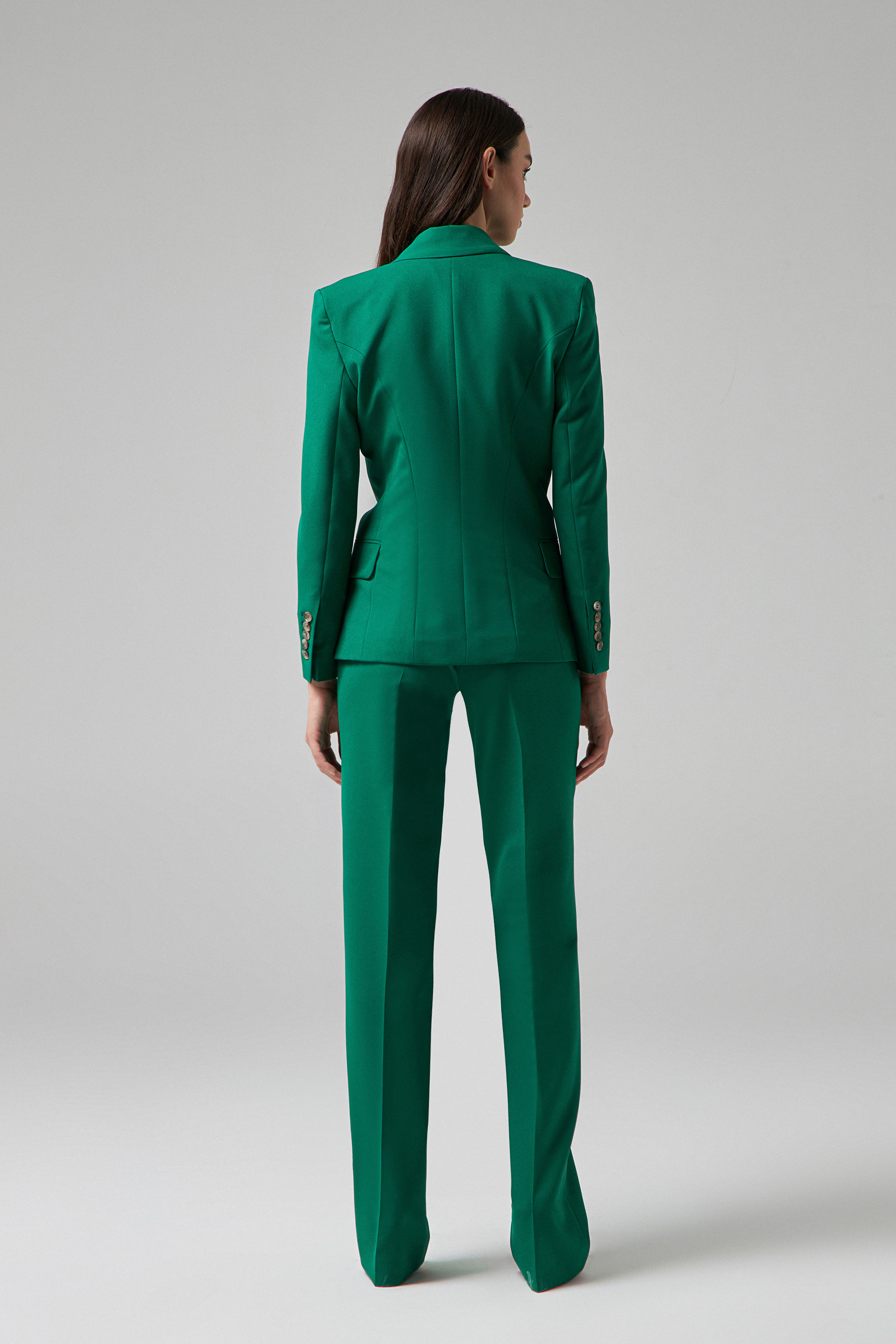 Damat Tween Damat Slim Fit Yeşil Takim Elbise Yelekli. 5