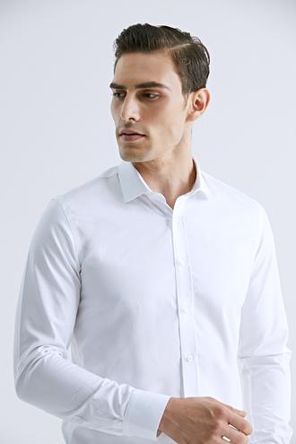 Tween Slim Fit Beyaz Gömlek - 8682365691271 | Damat Tween