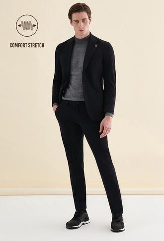 Damat Slim Fit Siyah Ultra Stretch Takım Elbise - 8682365710385 | Damat Tween