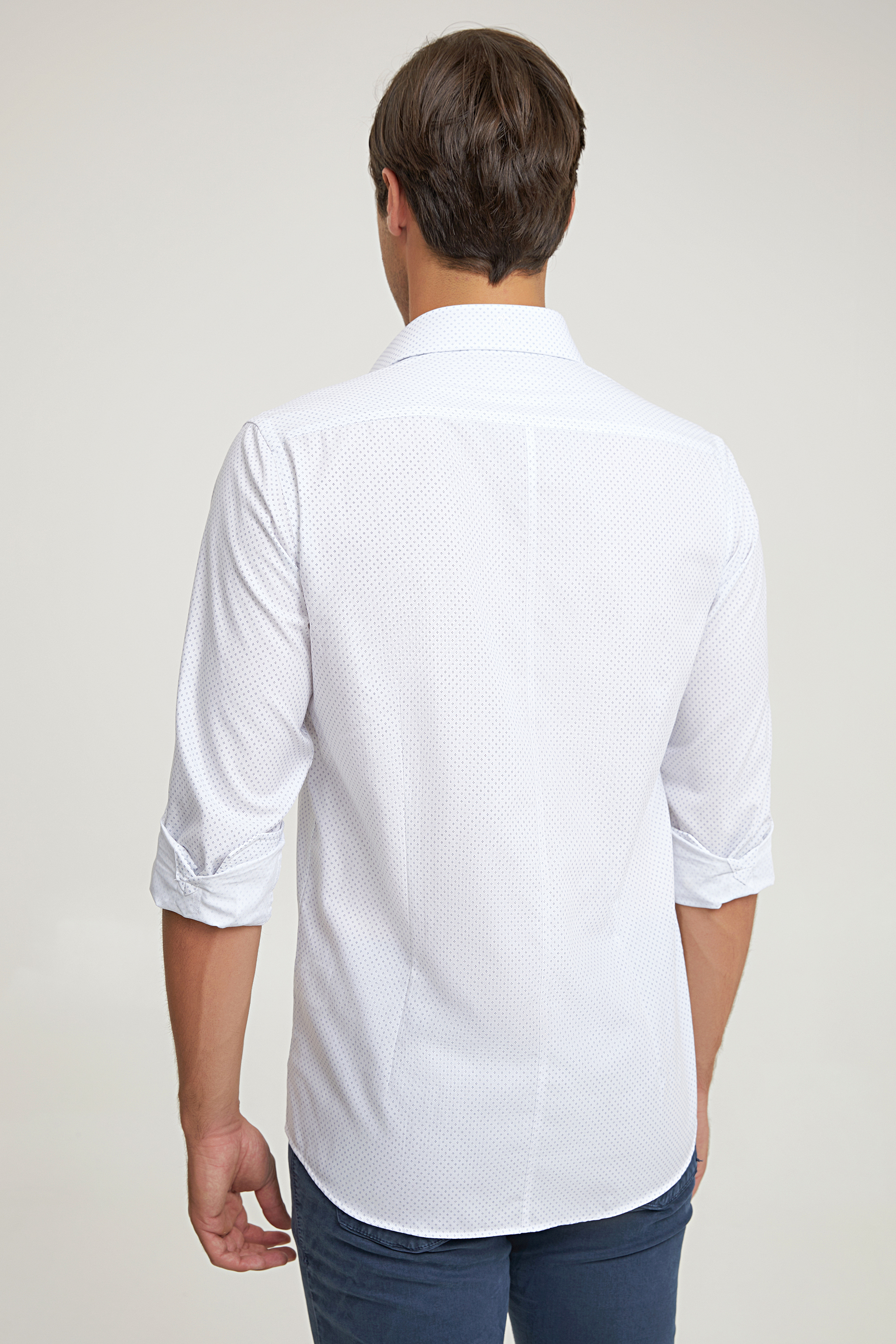 Damat Tween Damat Slim Fit Beyaz %100 Pamuk Gömlek. 4